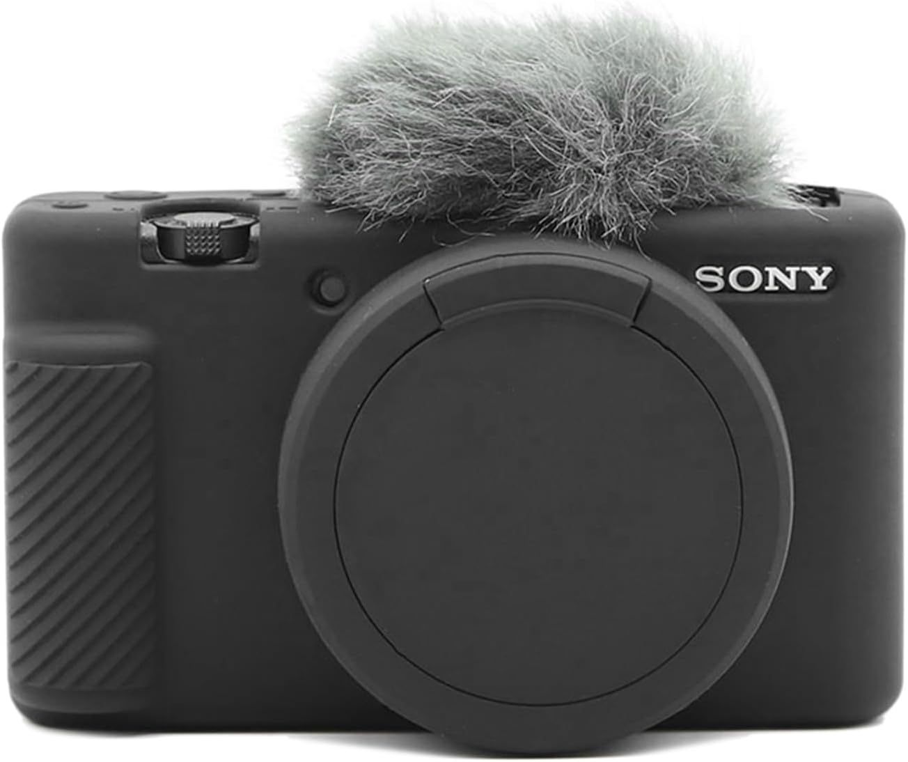 Étui en silicone pour appareil photo Sony ZV-1 - Noir (Q290)