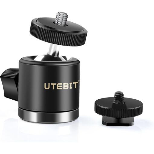 CBSDYFGYSUDF Mini Photo Ball Head with Hot Shoe Mount