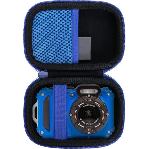 Estuche resistente al agua para cámara Pixpro WPZ2 (Azul)