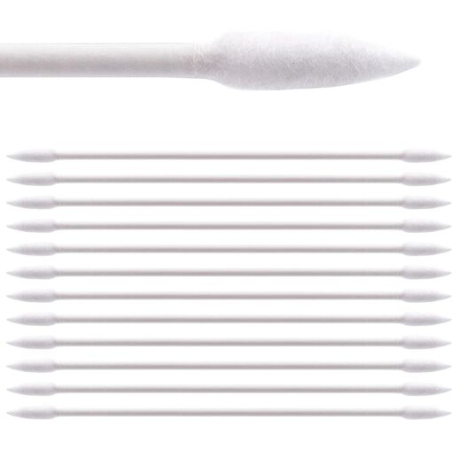 Bâtonnets de nettoyage avec embout CBSDYFGYSUDF pour appareils électroniques, caméras et lentilles (M, 100 pièces) (Q631)