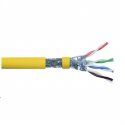 Roline Cat8 Network Cable, 100M, Yellow (SF/UTP S-FTP)