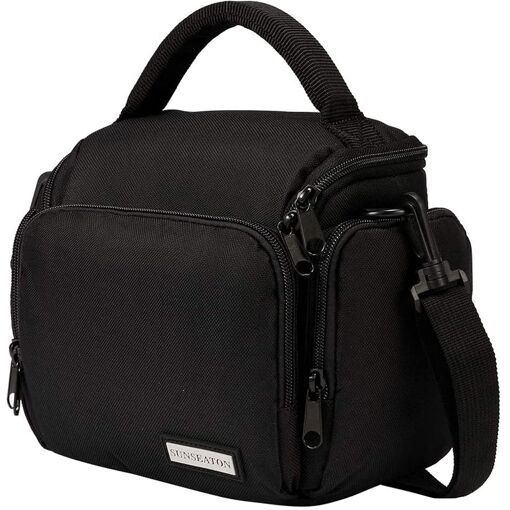 Étui de protection pour appareil photo sac bandoulière compatible avec Nikon, Canon, Sony (Q684)