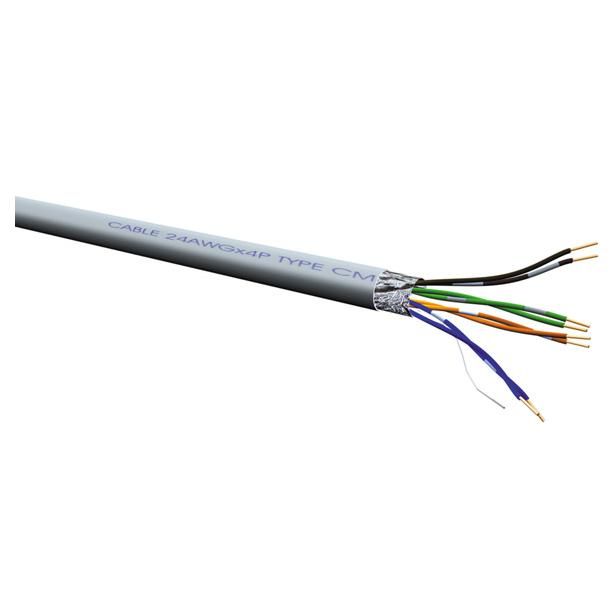 Roline Cat. 5e FTP Cable, Braided Wire 100m