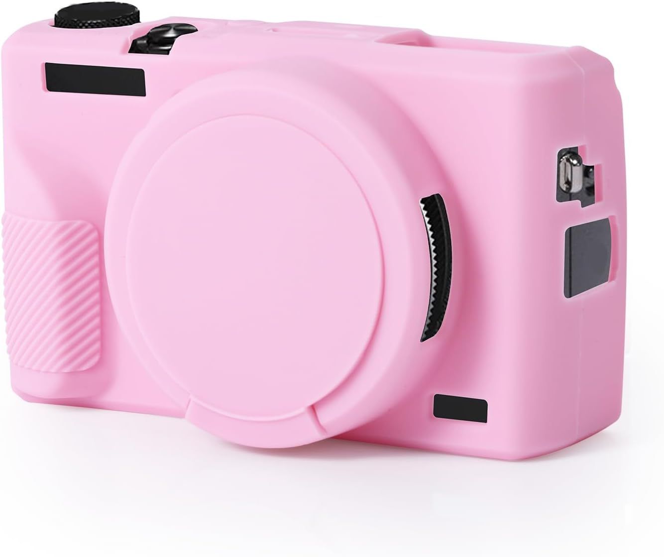 Canon G7X Mark III Silicone Case, Soft Protective Case with Removable Lens Cap for Camera Accessories
