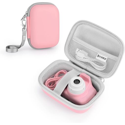 Étui pour appareil photo compact pour enfants compatible avec ASTGMI/GlobalCrown/Lightswim/Gofunly/Hangrui/Pancellent (Q1139)