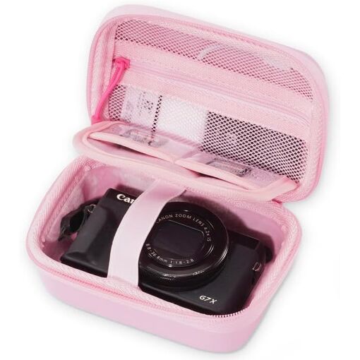 Compact Camera Case for Canon, Kodak & Sony - Pink (Q1228)