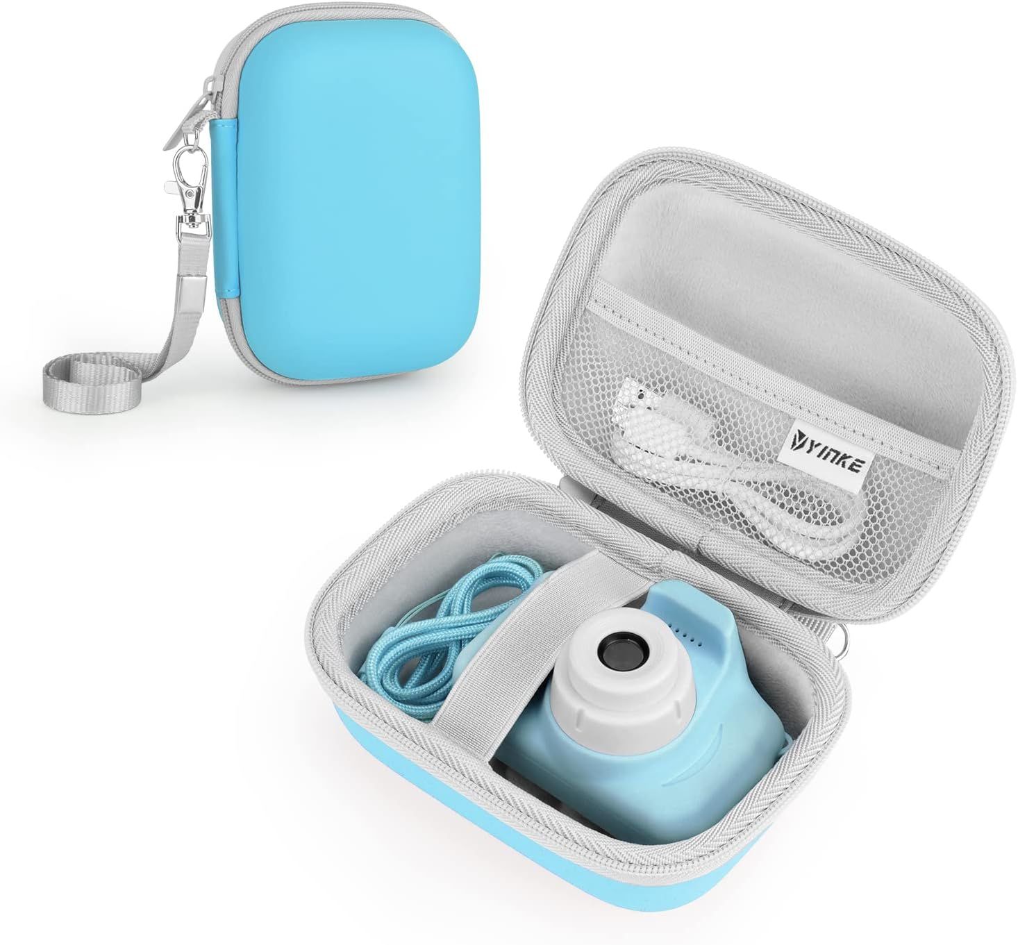 Étui pour appareil photo pour enfants compatible avec ASTGMI/GlobalCrown/Lightswim/Gofunly/Hangrui/Pancellent (Q1249)