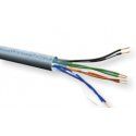 Roline Cat6a U/UTP Network Cable, 100m, Grey