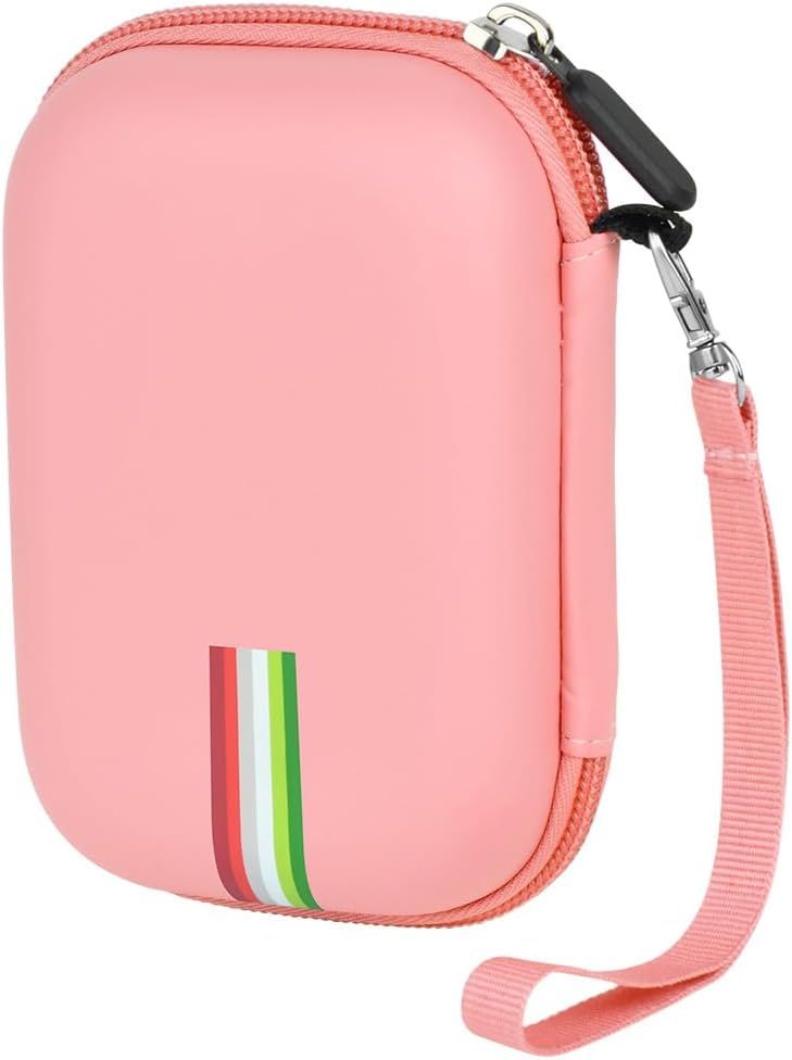 Estuche protector para cámara digital (Rosa), Bolso para cámaras compactas, Funda de EVA dura, Ligera y duradera (solo estuche)