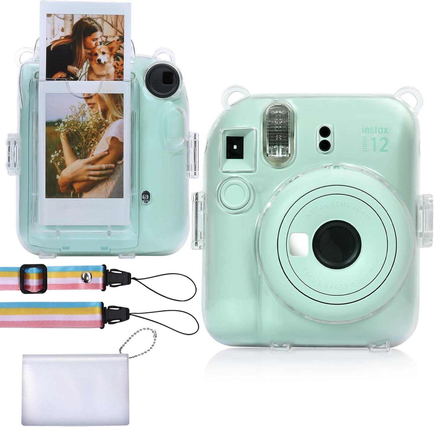 Estuche transparente para cámara Fujifilm Instax Mini 12 - Protección y exhibición