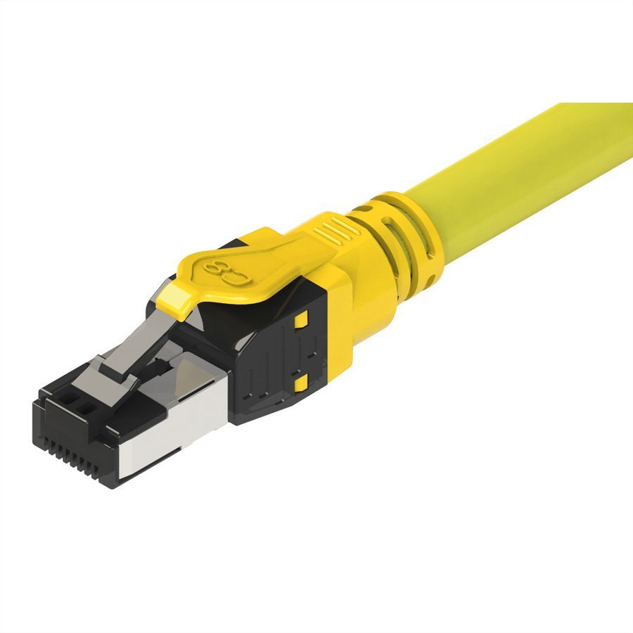 Roline 3m Cat8.1 S/FTP Network Cable - Yellow