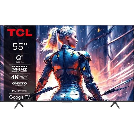 TV inteligente TCL QLED 4K Ultra HD de 55 pulgadas, titán