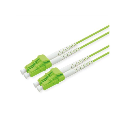 Cable óptico Roline 7m 2x LC OM5 Verde