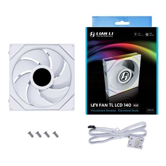 Lian Li UNI FAN TL LCD PC Case Fan 14cm White