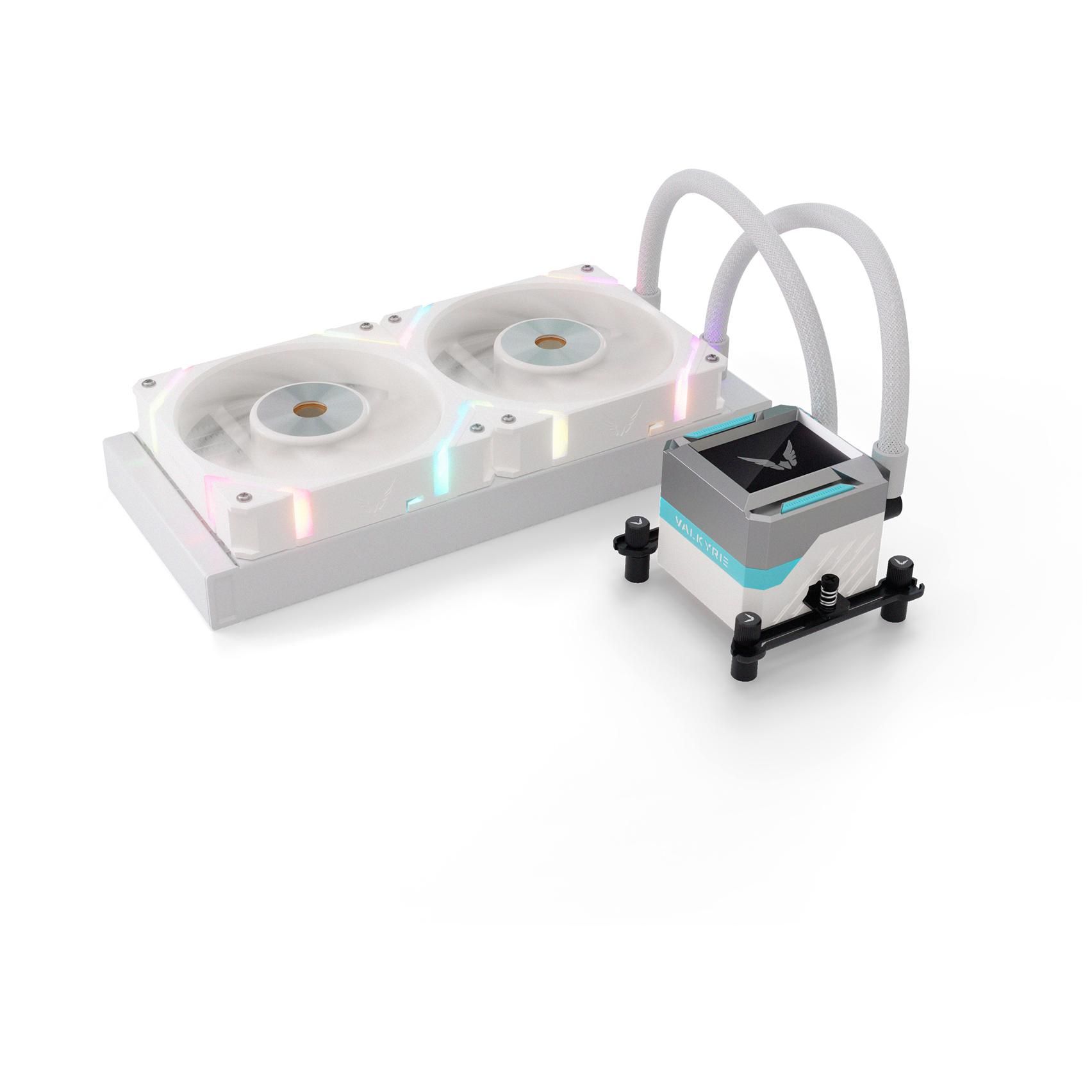 Valkyrie Syn 240 ARGB All-in-One Liquid CPU Cooler - 24cm White