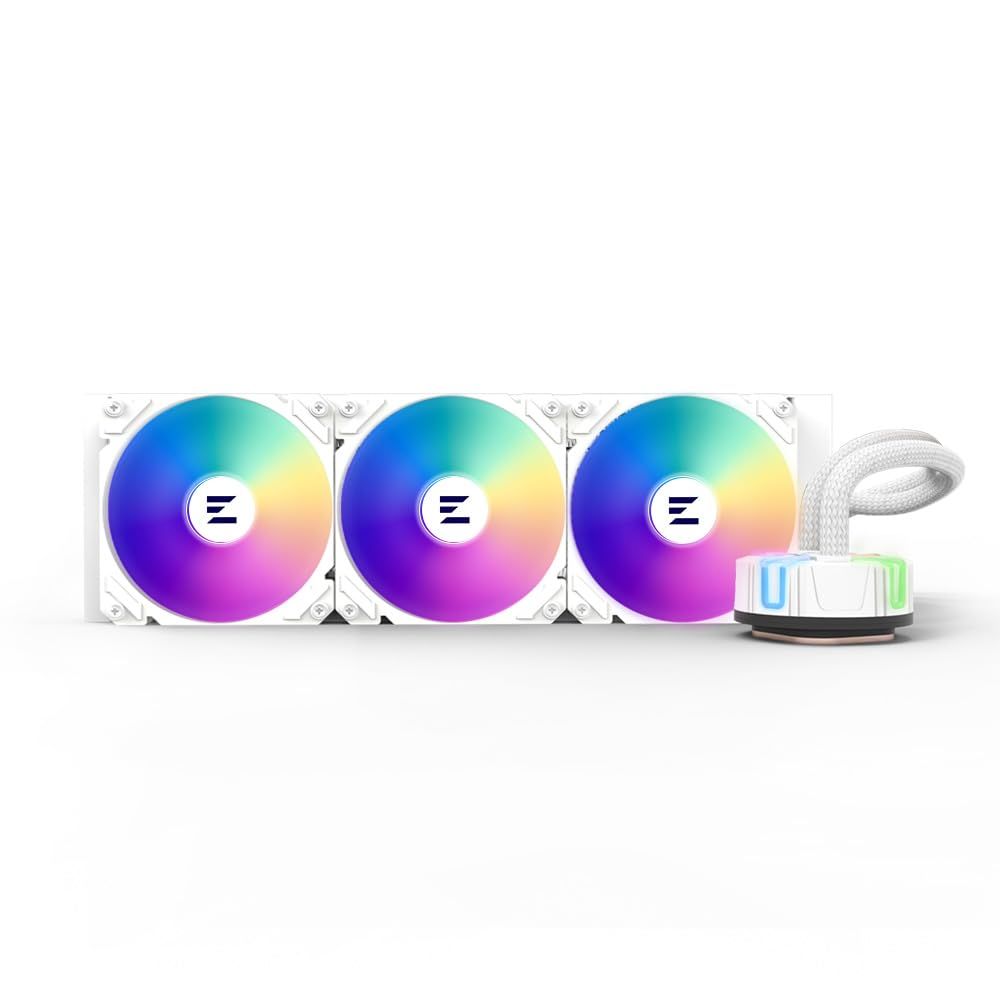 Kit de refroidissement par eau Zalman Reserator5 Z RGB - 360 mm (Blanc)