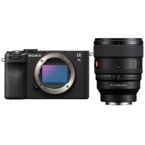 Sony Alpha A7C II Cuerpo Negro + Lente Sony FE 85mm f/1.4 GM II