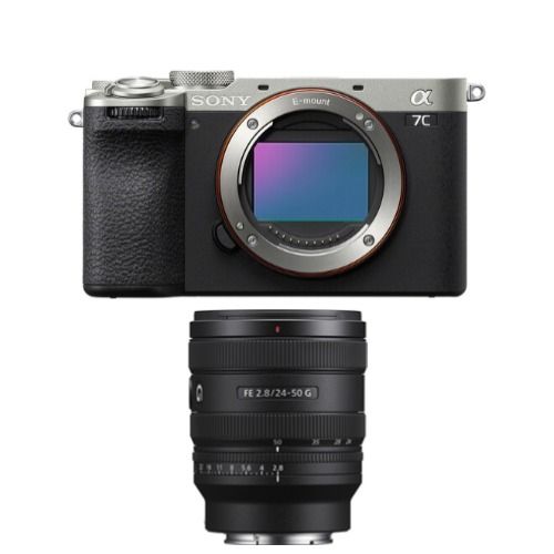 Sony Alpha A7C II Argent + Objectif Sony FE 24-50mm f/2,8 G