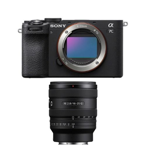 Sony Alpha A7C II Negro Cuerpo + Objetivo Sony FE 16-25mm f/2.8 G