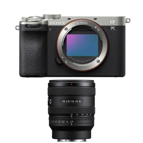 Sony Alpha A7C II Argent Boîtier + Objectif Sony FE 16-25mm f/2.8 G