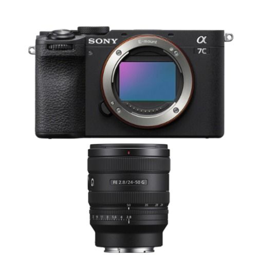 Sony Alpha A7C II Black Body + Sony FE 24-50mm f/2.8 G Lens