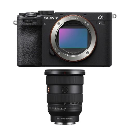 Sony Alpha A7C II Negro Kit con Cámara + Lente Sony FE 16-35mm f/2.8 GM II