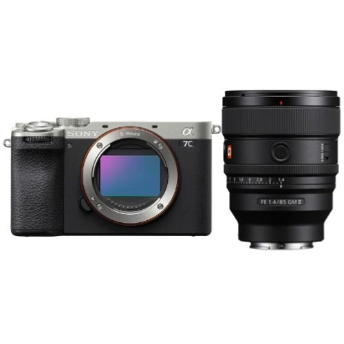 Sony Alpha a7C II Silver Body + Sony FE 85mm F1.4 GM II Lens