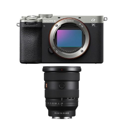 Sony Alpha A7C II Argent + Objectif Sony FE 16-35mm f/2,8 GM II