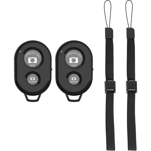 Bluetooth Shutter Remote Control with Wrist Strap for Camera, Photo Clicker Compatible with iOS and Android