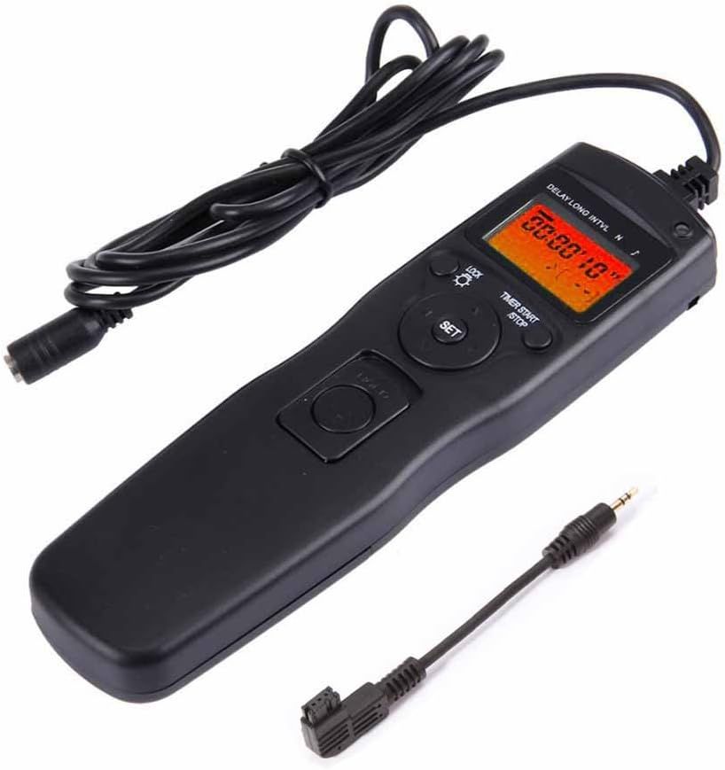 Sony Alpha Intervalometer Remote with LCD and Time-Lapse Function (Q909)