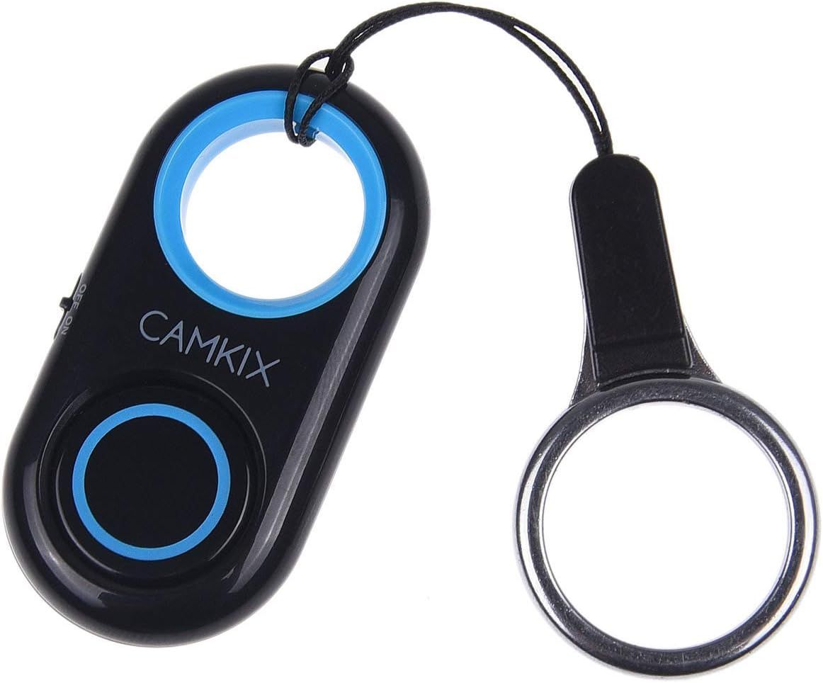 Camera Shutter Remote Control with Wireless Bluetooth Technology - Detachable Circular Strap - Hook - Take Photos/Videos from Distance up to 10m for iPhone/Android (Q1059)