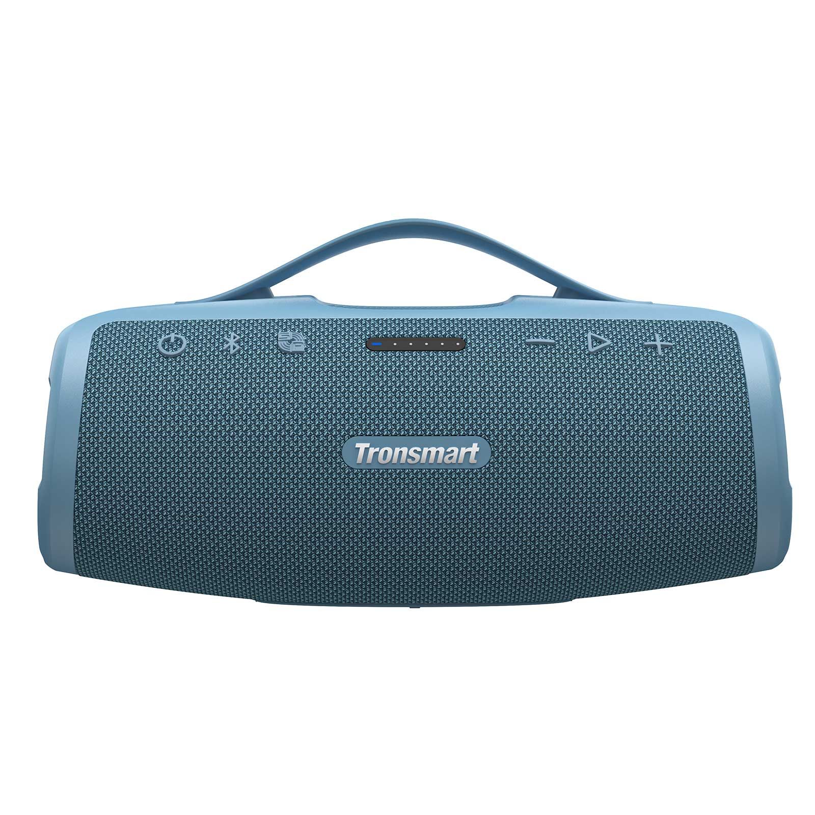 Tronsmart Mirtune S100 Portable Outdoor Speaker, Bluetooth 5.3, Customizable Equalizer, 50W Output Power, 20-Hour Battery Life, IPX7 Waterproof, Retractable Handle - Blue