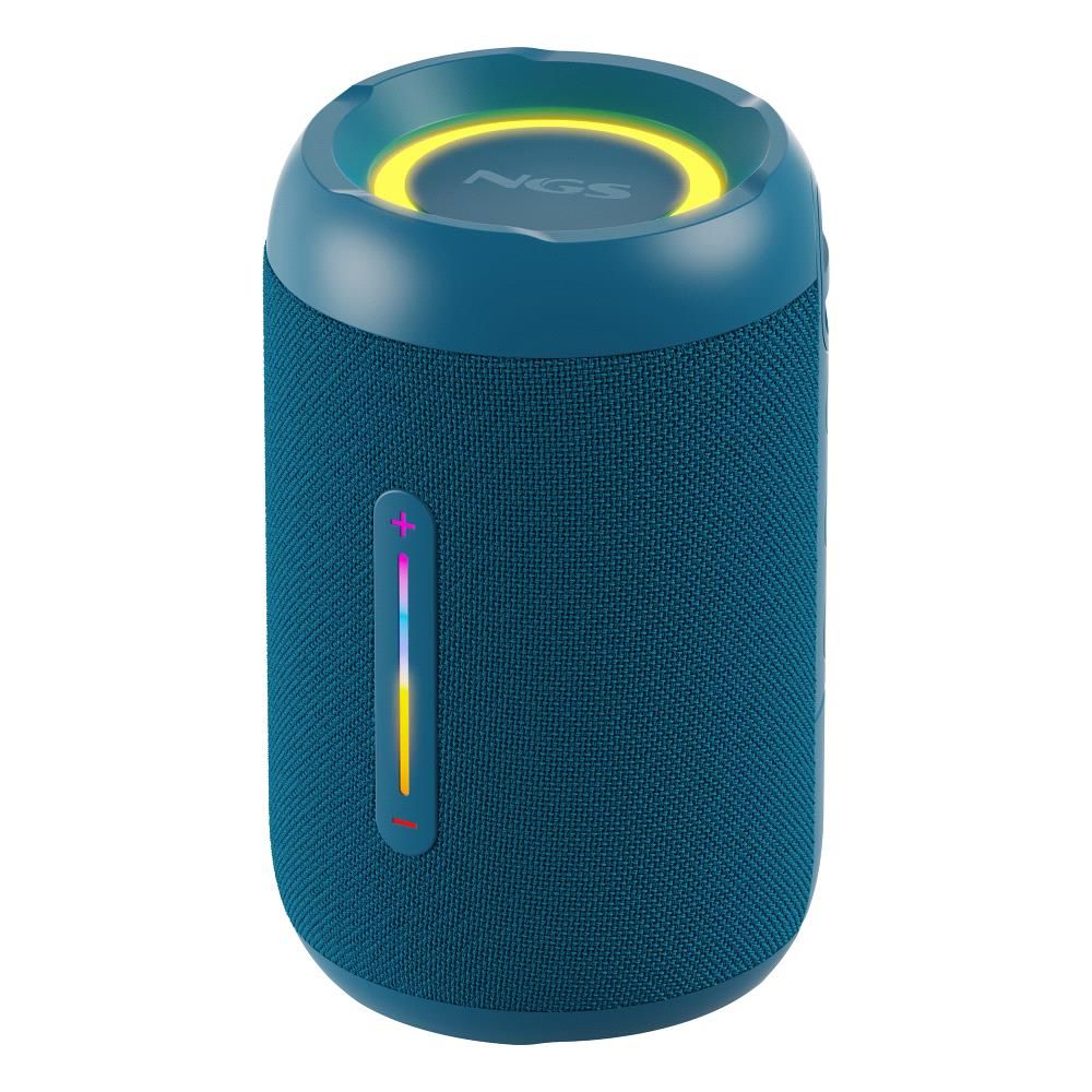 NGS Technology Roller Fury 2 Tiny Bluetooth Speaker, Blue