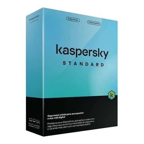 Kaspersky Standard Software - 1 Device - NoCD PT (1-Year License, Multilayer Antivirus, Intrusion Protection)