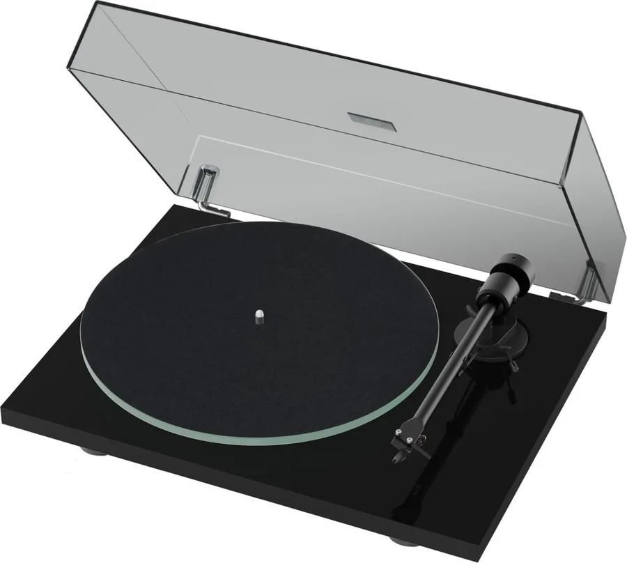 Pro-Ject T1 EVO Phono + Cellule Ortofon OM10 Vinyl Turntable