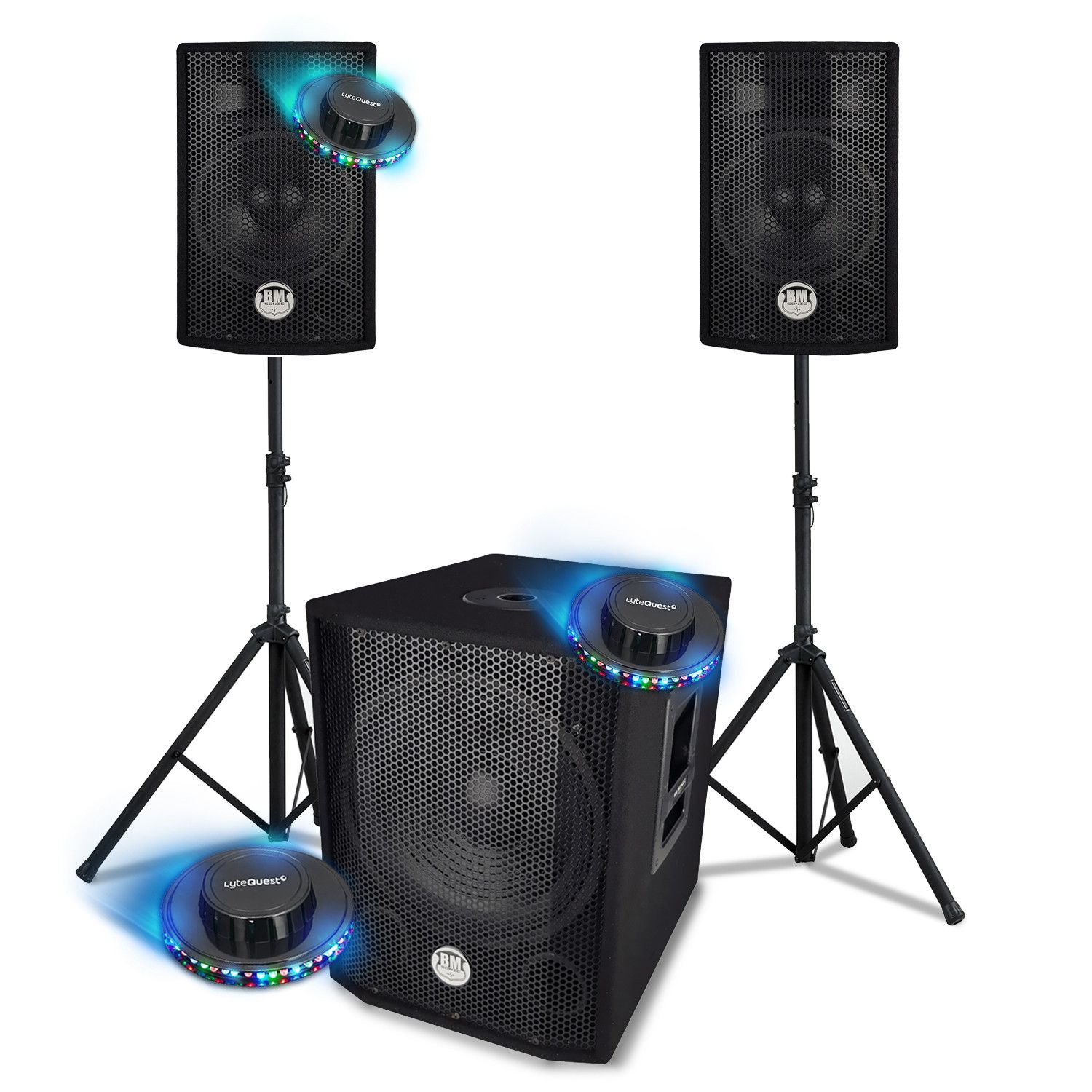 Sistema de sonido Bm Sonic 1000W todo en uno