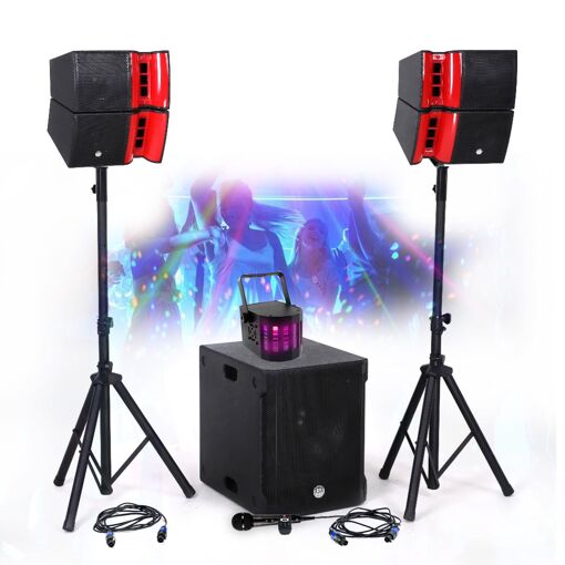Système audio triophonique BM Sonic BMS15-HORN 1200W