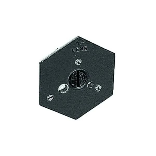 Manfrotto Hexagonal Quick Plate - 130-14 - 1/4' Thread - Aluminium