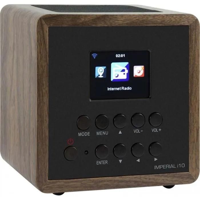 Imperial Internet Radio i10 - DAB+ FM - 2.4inch TFT Screen - Wood