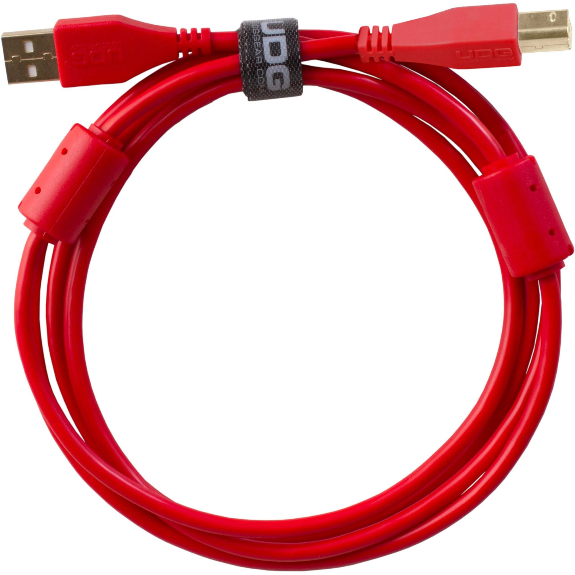 UDG 1m Audio USB 2.0 Cable A-B Straight Red