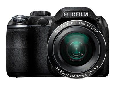 Fujifilm FinePix S3400 Black Compact Camera - 14MP - 720p - 28x Optical Zoom - Fujinon