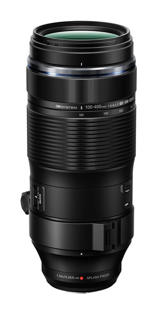 Zuiko Digital ED 100-400mm f/5.0-6.3 IS II Lens for Micro 4/3 Mount, Black