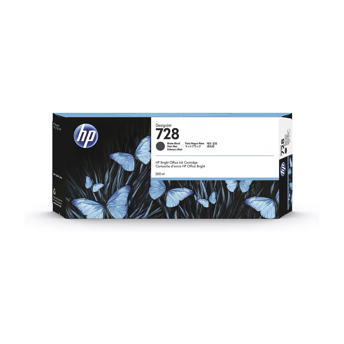 HP DesignJet 728 (F9J68A) - Noir Mat