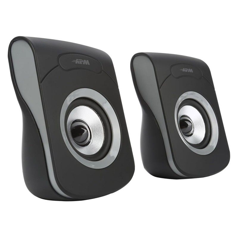 Haut-parleurs APM 571073 avec prise jack 3,5 mm - 2 x 3W alimentés par USB