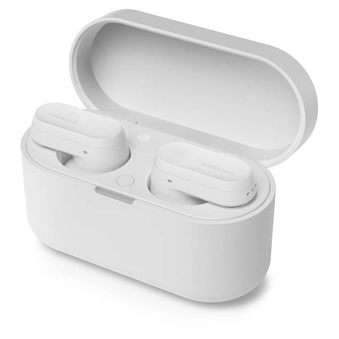 Philips TAT3509WT Wireless Earbuds with Microphone - White