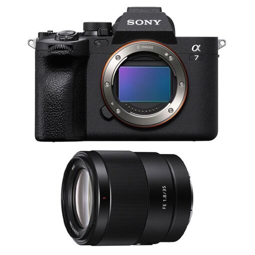 Sony Alpha 7 IV + FE 35mm f/1.8 Hybrid Camera