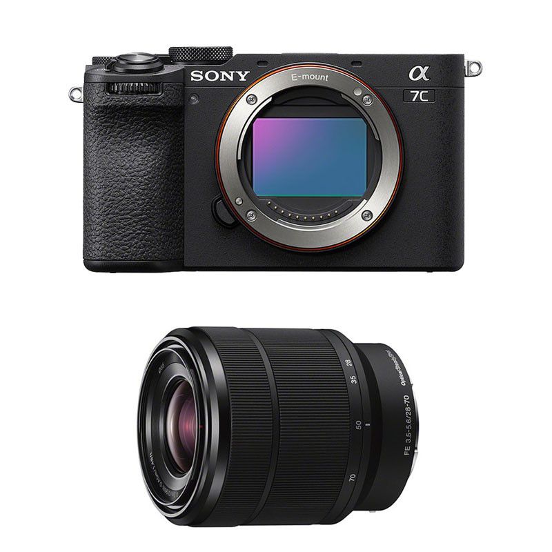 Cámara híbrida Sony Alpha 7C II - 33 MP - Vídeo 4K - Objetivo FE 28-70 mm incluido