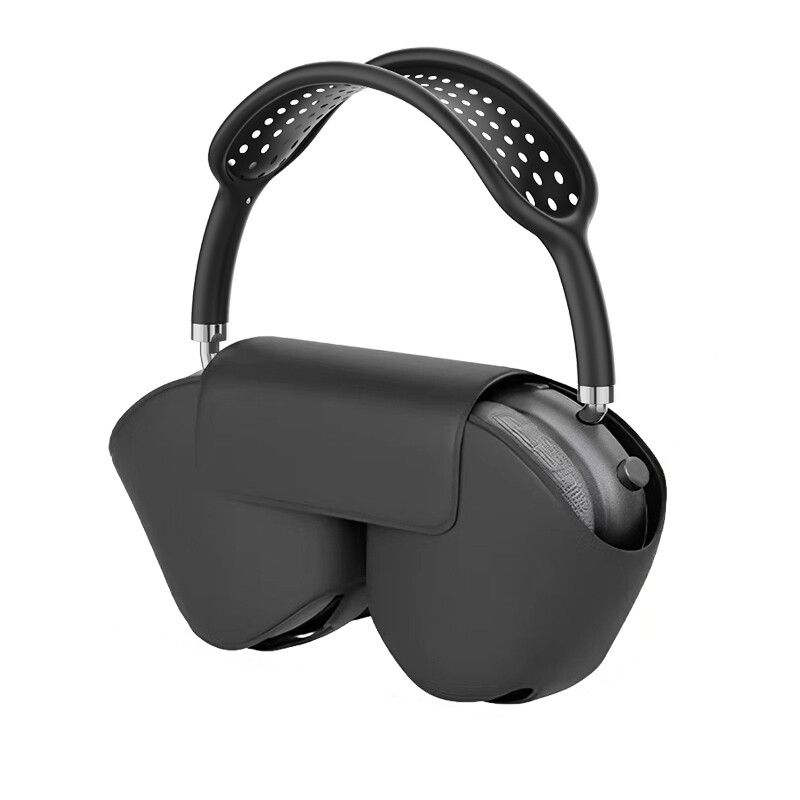 Pods Max Wireless Bluetooth Headset with Microphone, Noise Cancellation, Stereo Sound, Sports, Gaming, Sauna, Phone - Black