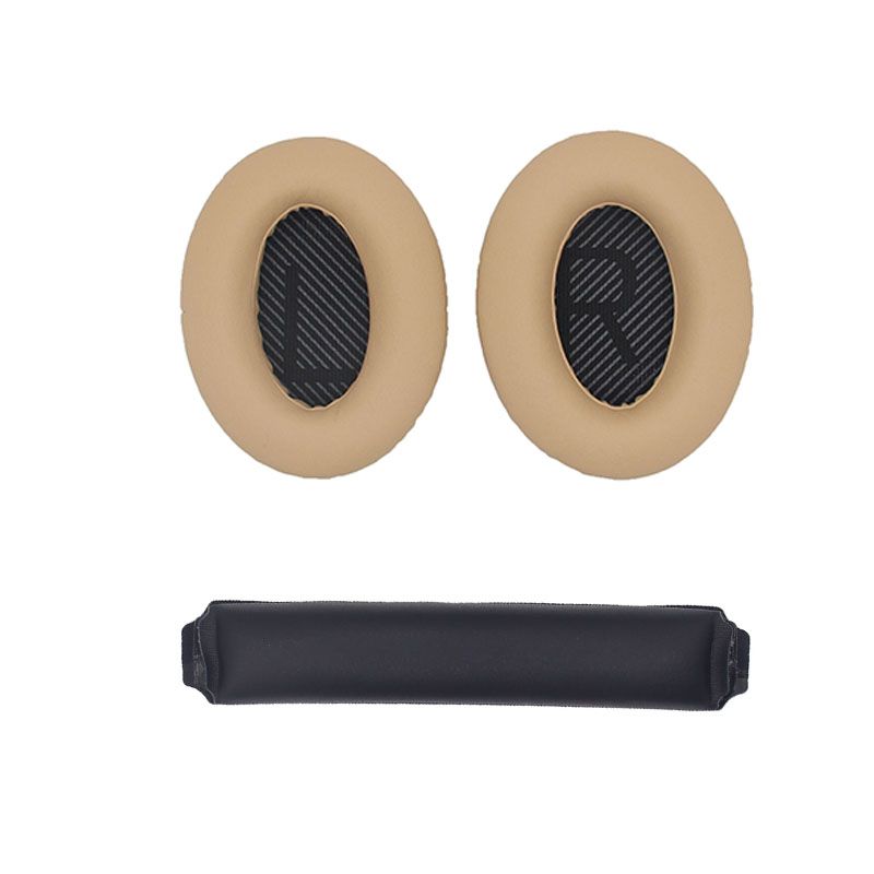 Bose QuietComfort Headset Ear Pads and Headband - Beige + Black