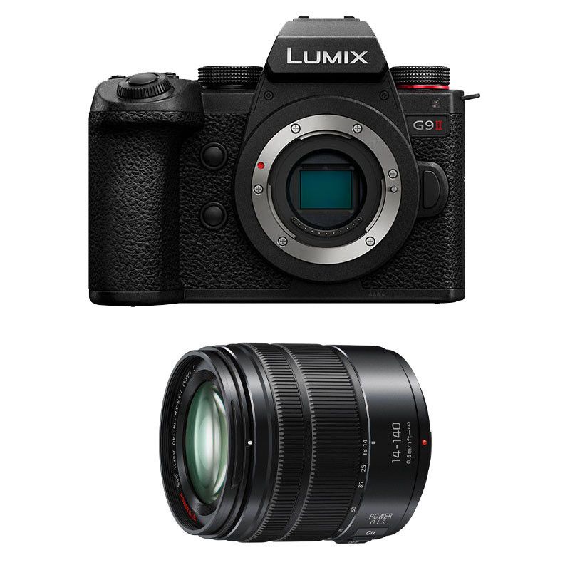 Panasonic Lumix G9 II Black Mirrorless Camera + 14-140mm f/3.5-5.6 ASPH Power OIS Lens